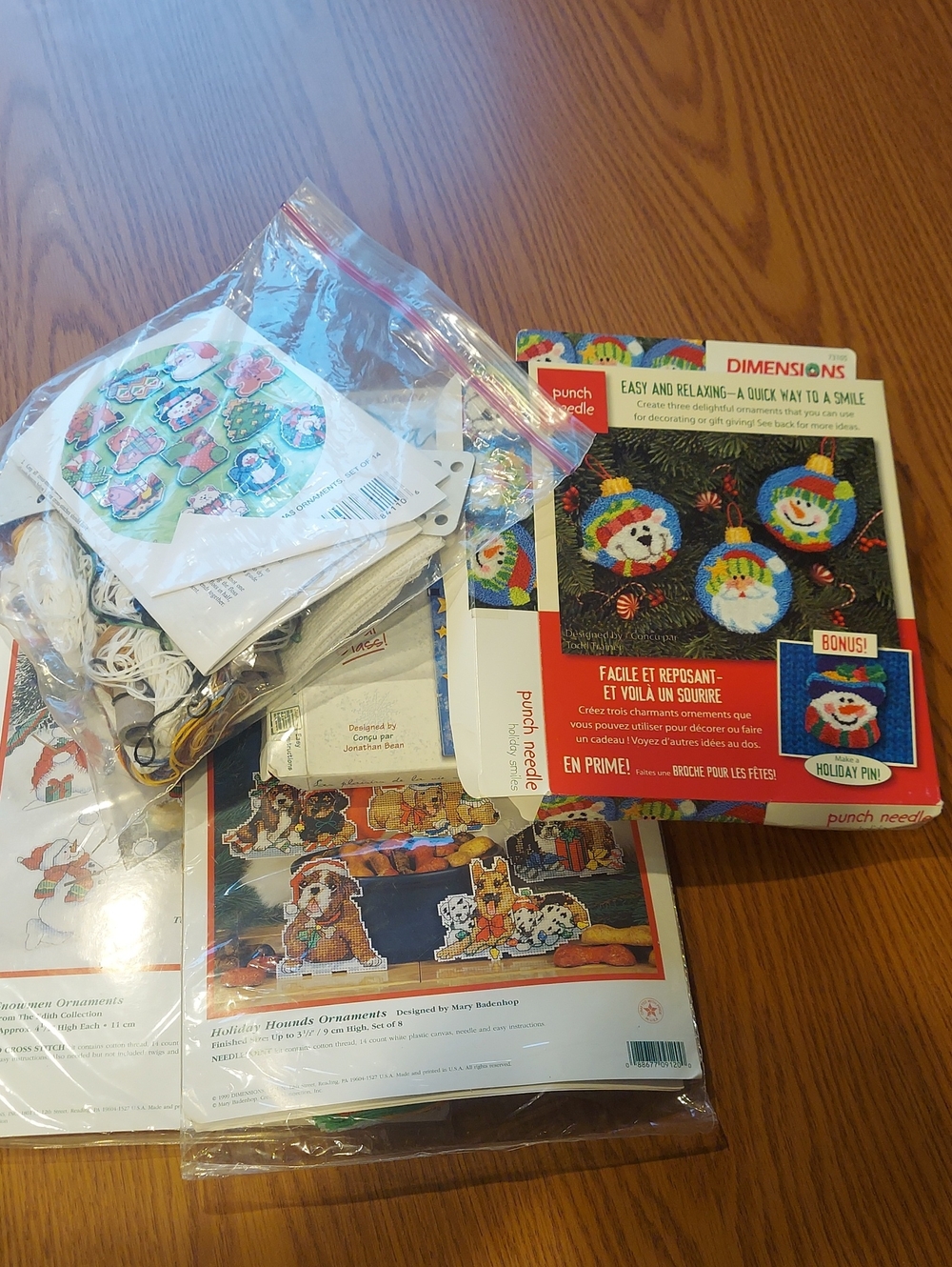 Cross Stitch Lot. Assorted Kits- Not Complete.